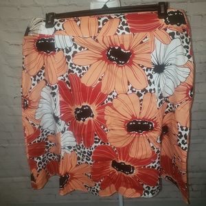 Ashley Stewart floral skirt
